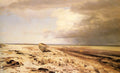 Cour Janus La Deserted Boat On A Beach Art A4 Photo Print UK