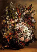 Courbet Gustave Bouquet Of Flowers In A Vase 5 A4 Photo Print