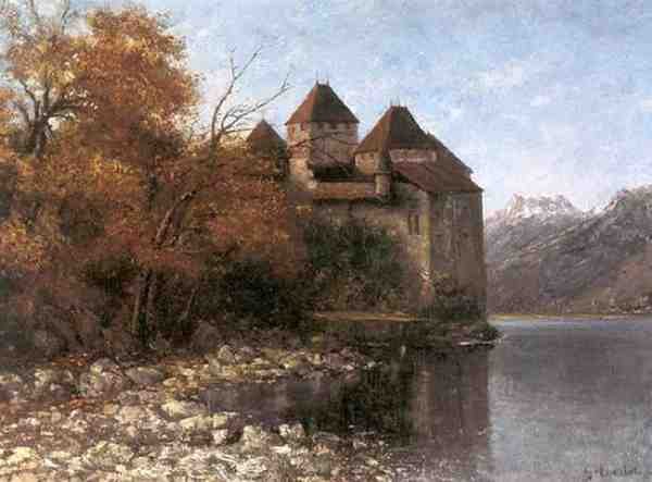 Courbet Gustave Chateau De Chillon 5 A4 Photo Print