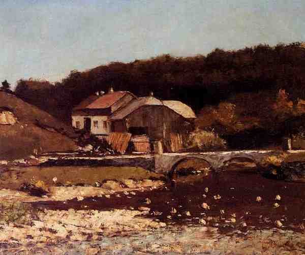 Courbet Gustave La Ferme De Bonnevaux 5 A4 Photo Print