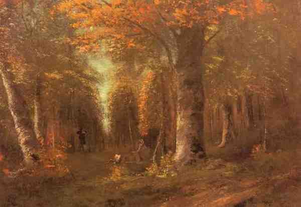 Courbet Gustave La Foret En Automne 5 A4 Photo Print