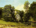 Courbet Gustave La Ruisseau De La Breme 5 A4 Photo Print