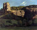 Courbet Gustave Landscape Bald Rock In The Valley Of Ornans 5 A4 Photo Print