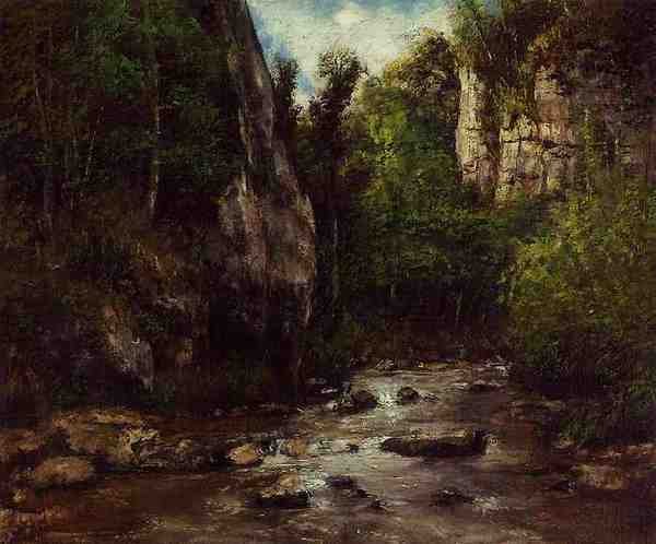 Courbet Gustave Landscape Near Puit Noir Near Ornans 5 A4 Photo Print