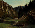 Courbet Gustave Les Doubs A La Maison Monsi A4 Photo Print