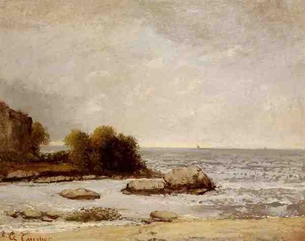 Courbet Gustave Marine De Saint Aubin 5 A4 Photo Print