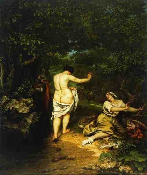 Courbet Gustave The Bathers 5 A4 Photo Print