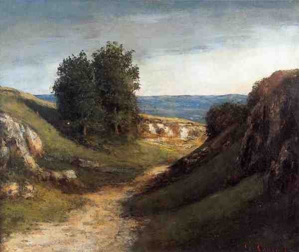 Courbet Paysage Guyere 5 A4 Photo Print