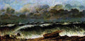Courbet The Waves Art A4 Photo Print