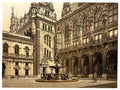 Court House Hamburg Vintage A4 Photo Print
