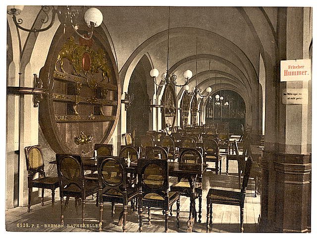 Court House cellar Bremen Vintage A4 Photo Print