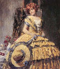 Courtens Hermann The Summer Bonnet A4 Photo Print