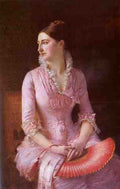 Courtois Gustave Portrait Of Anne Marie Dagnan 1880 A4 Photo Print