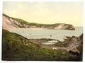 Cove I Lulworth Vintage A4 Photo Print