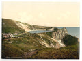 Cove II Lulworth Vintage A4 Photo Print