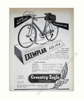 Coventry Eagle Exemplar 3 Vintage Retro Advert Poster A4 Photo Print