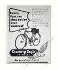 Coventry Eagle Exemplar 4 Vintage Retro Advert Poster A4 Photo Print