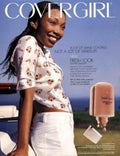 Covergirl Fresh Look Vintage Retro Advert Poster A4 Photo Print