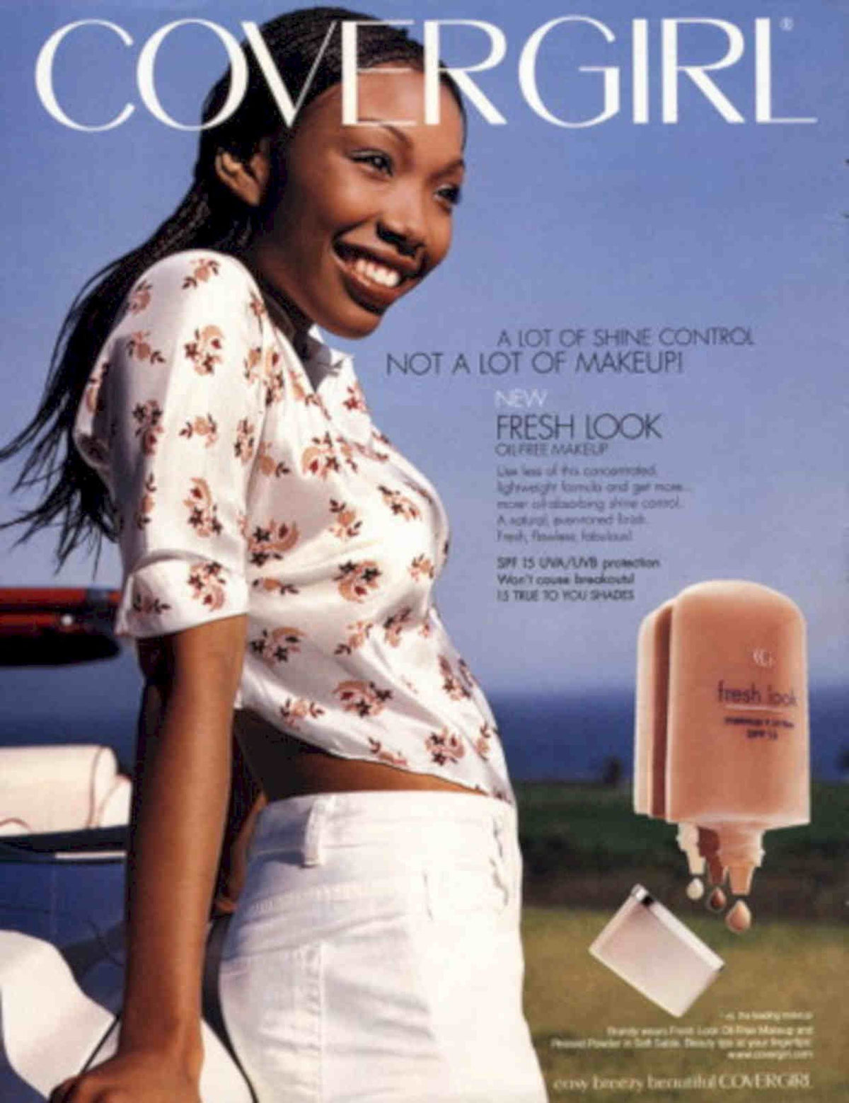 Covergirl Fresh Look Vintage Retro Advert Poster A4 Photo Print