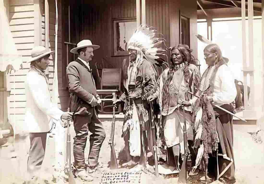 Cowboy Cheyenne Indians Military A4 Photo Print