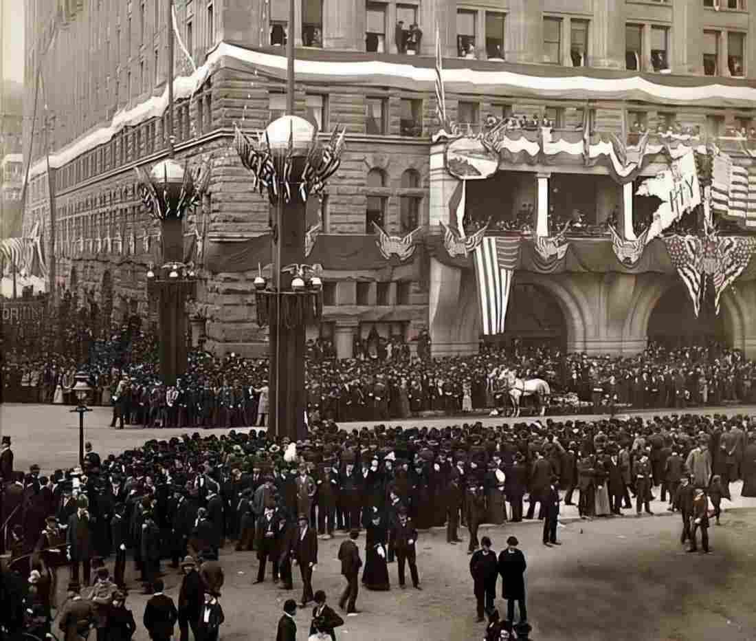 Cowboy Chicago Parade Military A4 Photo Print