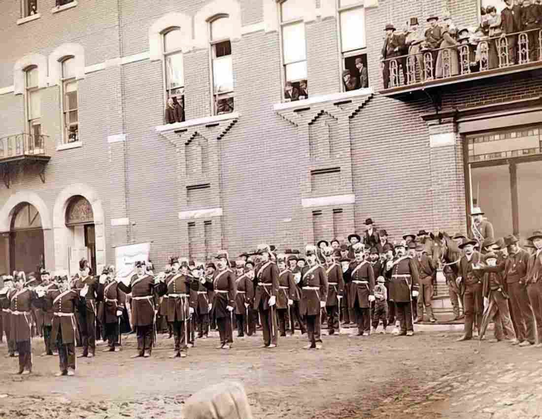 Cowboy Deadwood Grand Military A4 Photo Print