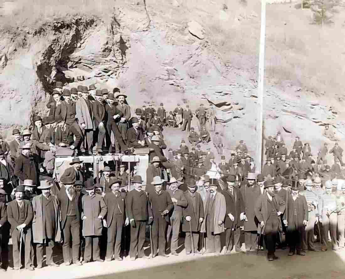 Cowboy Deadwood Stage 001 Military A4 Photo Print