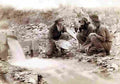 Cowboy Gold Panning Military A4 Photo Print