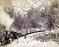 Cowboy Locomotive Steam Military A4 Photo Print