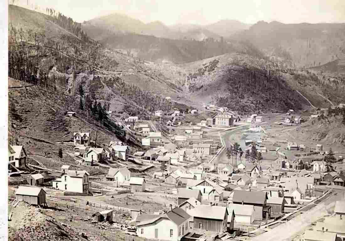 Cowboy Mining Town Military A4 Photo Print