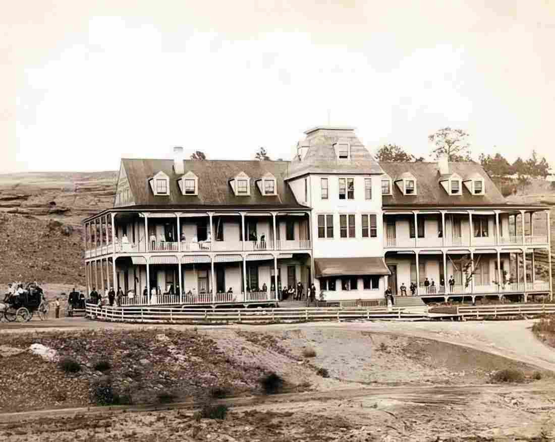 Cowboy Minnekahta Hotel Hot Springs Military A4 Photo Print