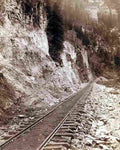 Cowboy Mountains Railroad Military A4 Photo Print