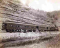 Cowboy Passenger Train Military A4 Photo Print