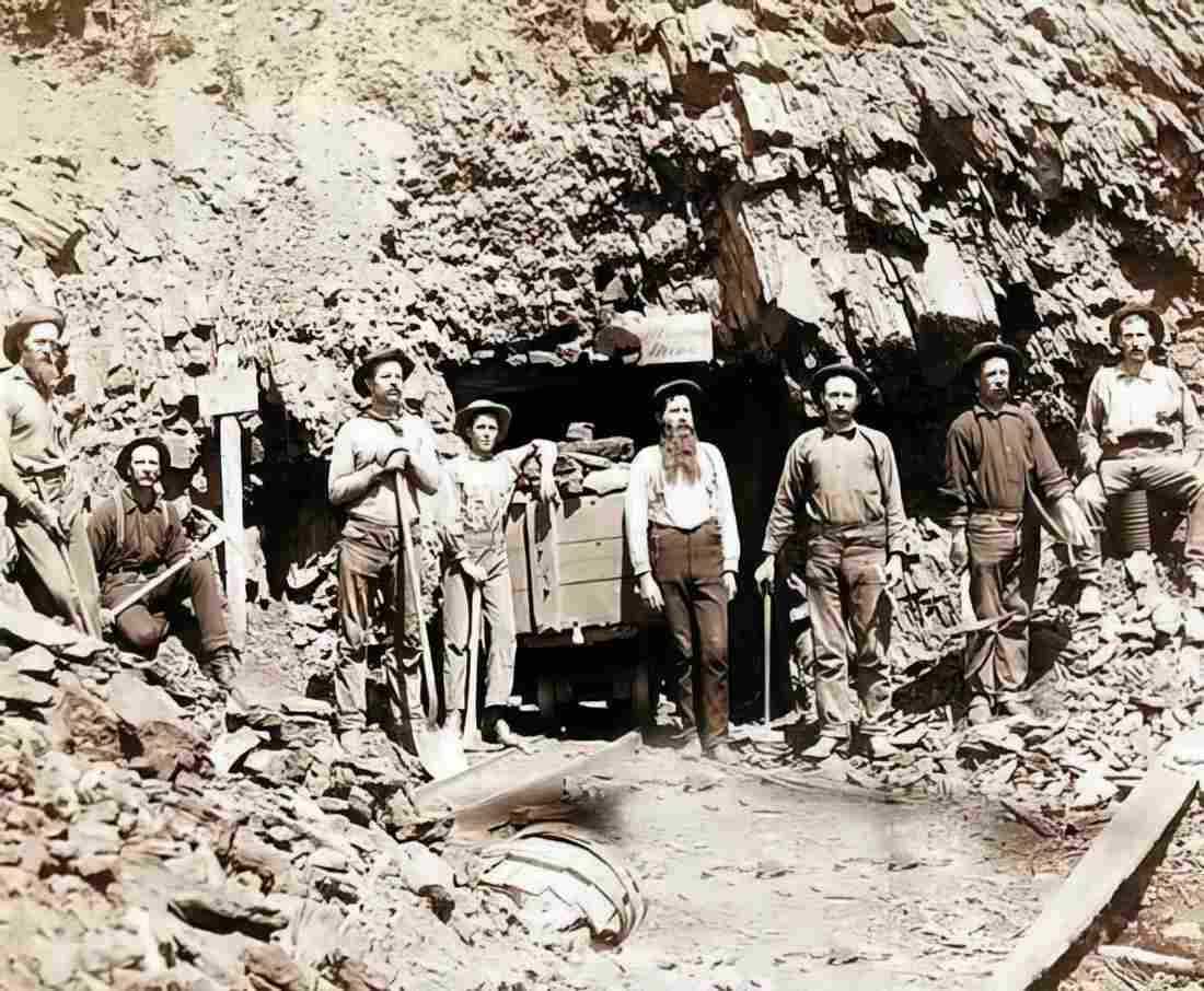 Cowboy Prospectors Military A4 Photo Print