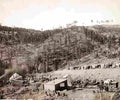 Cowboy Railroad Camp Military A4 Photo Print