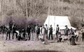 Cowboy Surveyors Camp Military A4 Photo Print