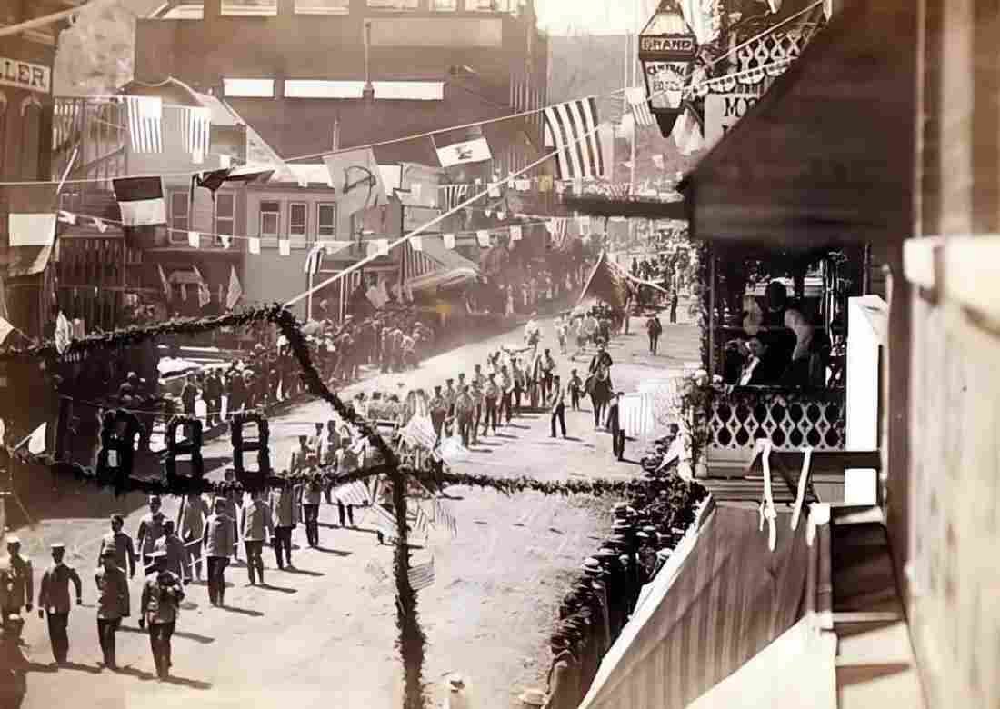 Cowboy Territoryin Deadwood Military A4 Photo Print