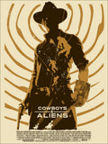 Cowboys Aliens Poster Vintage Retro Advert Poster A4 Photo Print