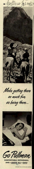 Cowboys Pullman Car Vintage Retro Advert Ads A4 Photo Print