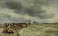 Cox David 1783 1859 British Marine Painting 1919 Calais Pier A4 Photo Print
