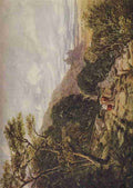 Cox David 1783 1859 Harlech Castle The Worlds Greatest Paintings 1934 A4 Photo Print