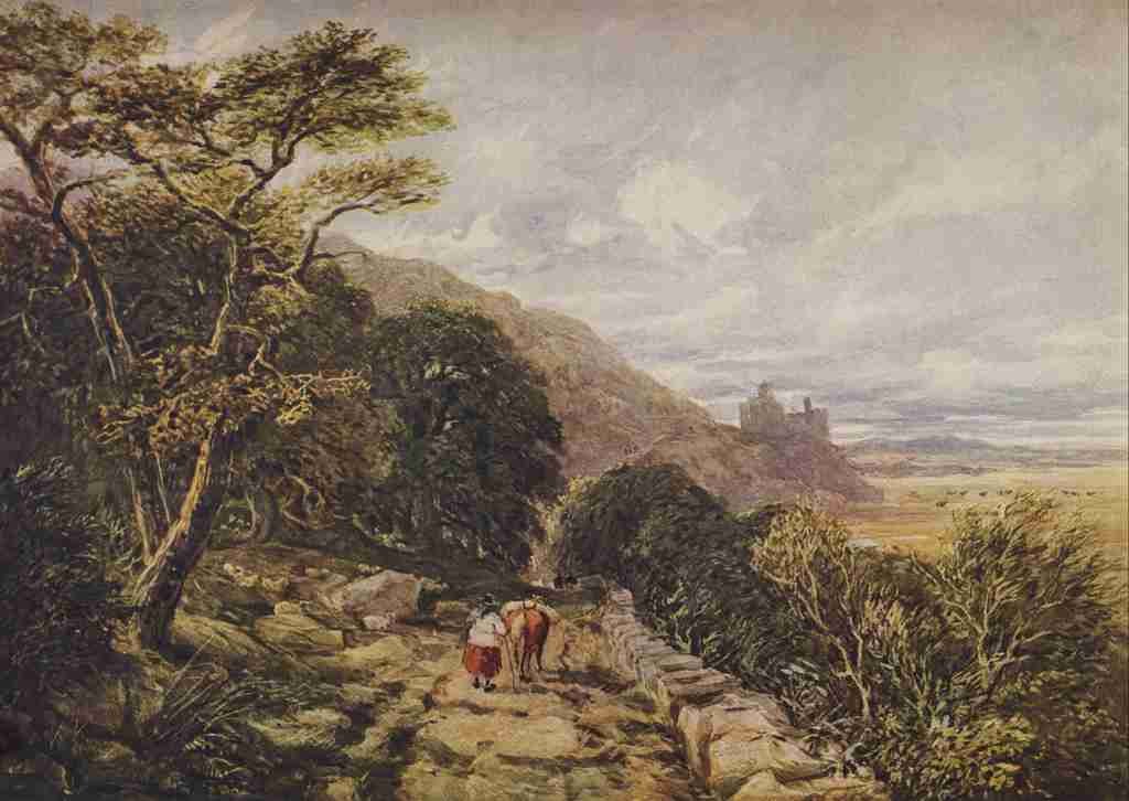 Cox David 1783 1859 The 1934 Harlech Castle A4 Photo Print