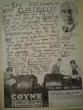 Coyne Electrical School Vintage Retro Advert Ads A4 Photo Print