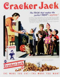 Cracker Jack Halloween 1 Vintage Retro Advert Ads A4 Photo Print