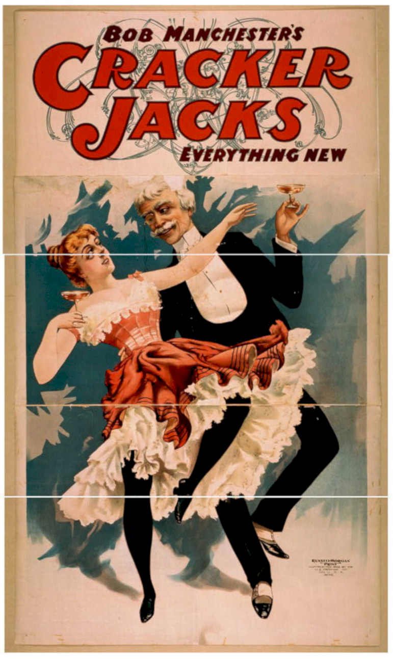 Cracker Jacks Poster 5 Vintage Retro Advert Poster A4 Photo Print