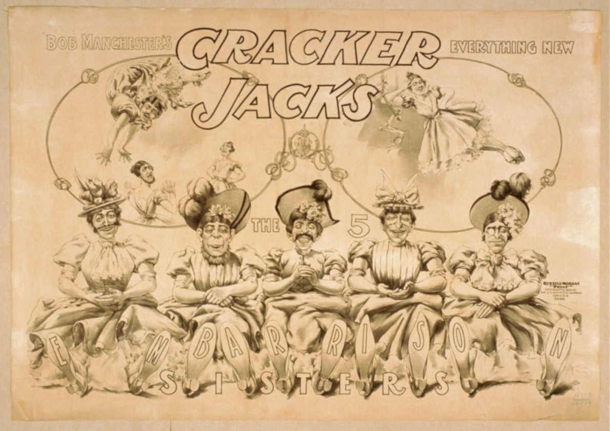 Cracker Jacks Poster 8 Vintage Retro Advert Poster A4 Photo Print