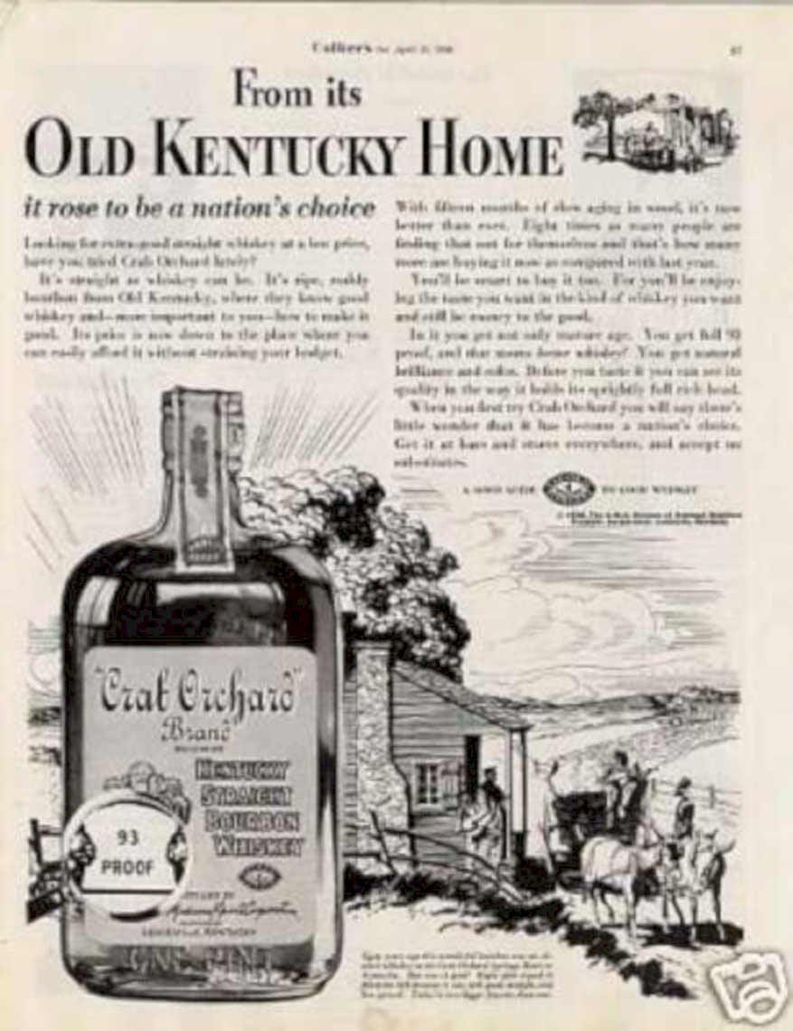 Craft Orchard Bourbon Vintage Retro Advert Ads A4 Photo Print