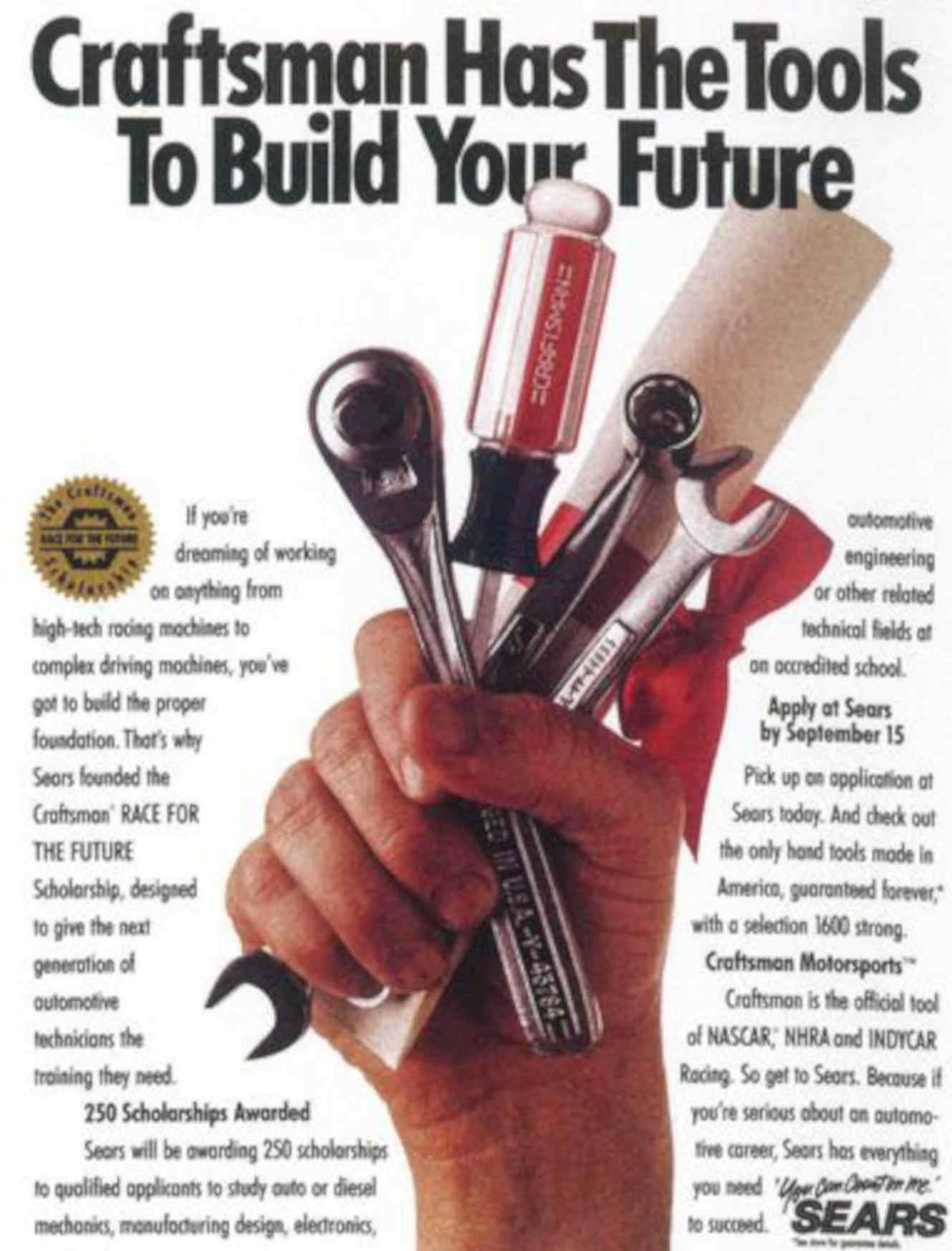 Craftsman Tools Future Vintage Retro Advert Poster A4 Photo Print