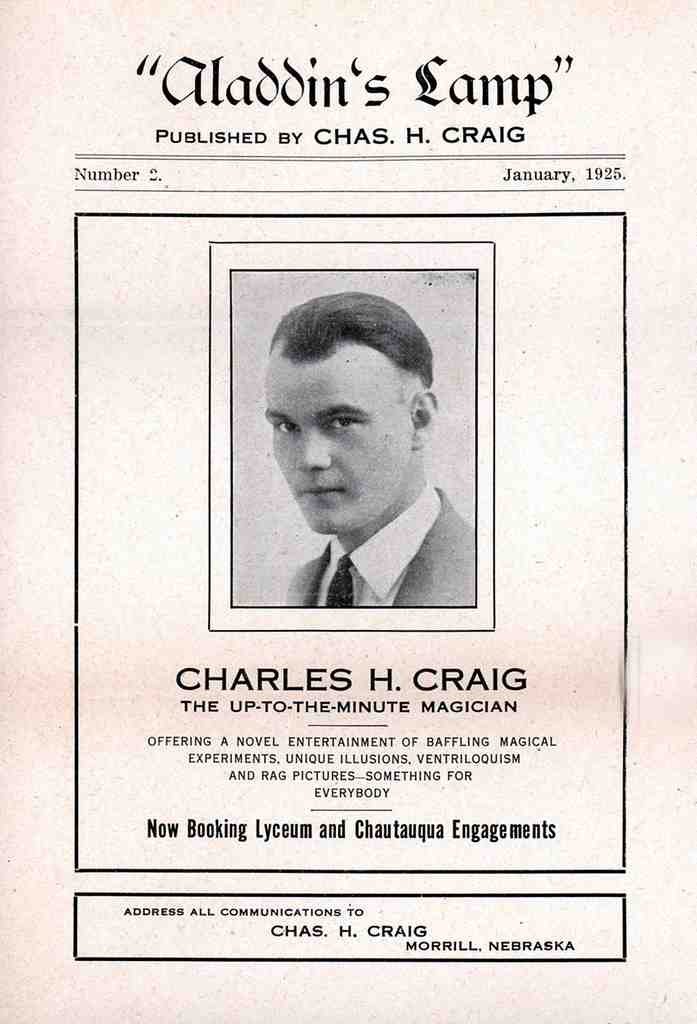 Craig 2 Magic Magician Vintage A4 Photo Print
