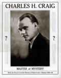 Craig Magic Magician Vintage A4 Photo Print